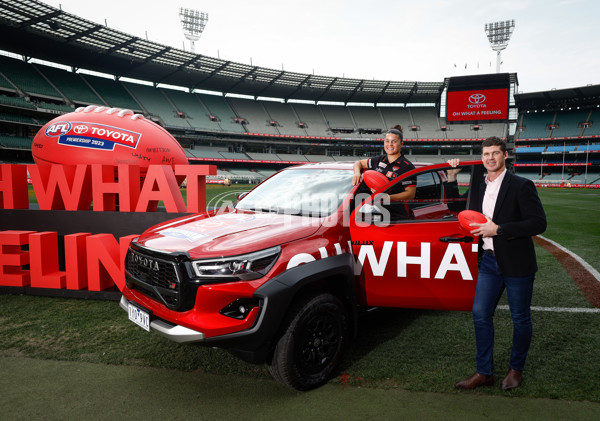 AFL 2023 Media - Toyota Partnership Announcement - A-43246539