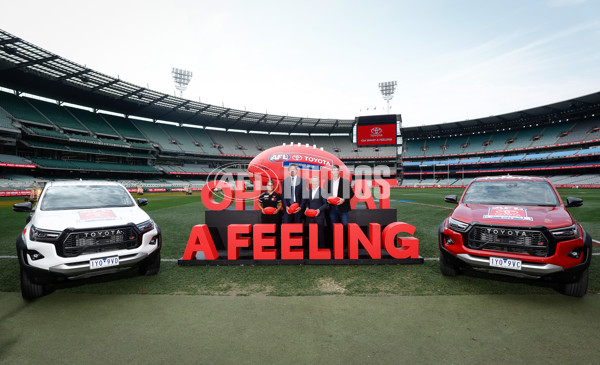 AFL 2023 Media - Toyota Partnership Announcement - A-43246540