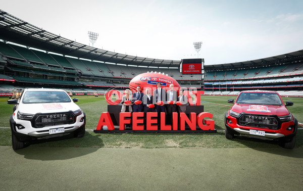 AFL 2023 Media - Toyota Partnership Announcement - A-43246554