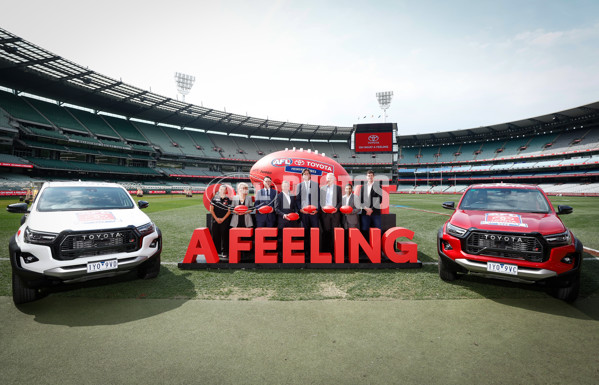 AFL 2023 Media - Toyota Partnership Announcement - A-43246555