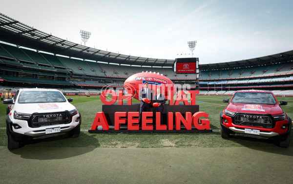 AFL 2023 Media - Toyota Partnership Announcement - A-43247030