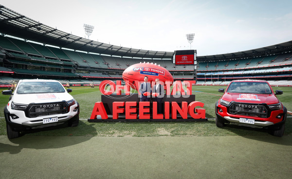 AFL 2023 Media - Toyota Partnership Announcement - A-43247037