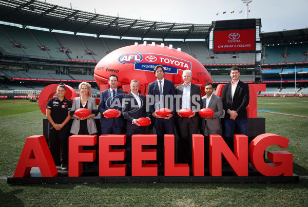 AFL 2023 Media - Toyota Partnership Announcement - A-43247043