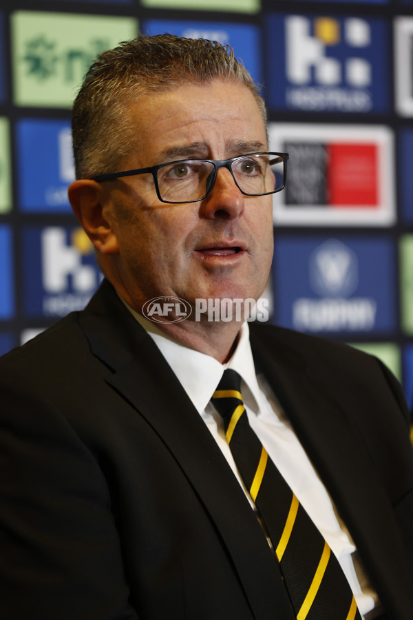 AFL 2023 Media - Adem Yze Richmond Press Conference - A-43289596