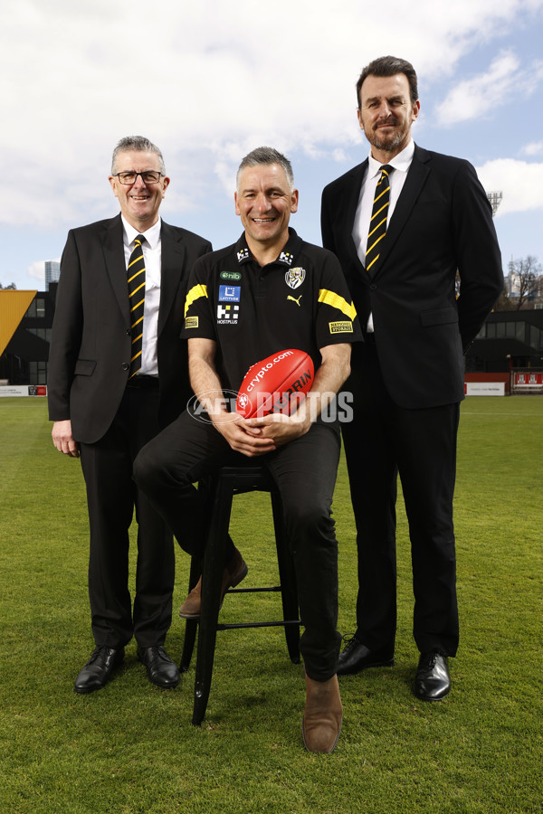 AFL 2023 Media - Adem Yze Richmond Press Conference - A-43291734