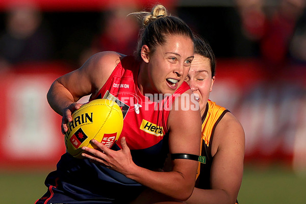 AFLW 2023 Round 04 - Hawthorn v Melbourne - A-43294692