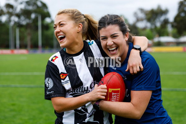 AFLW 2023 Round 08 - Collingwood v Geelong - A-44163424