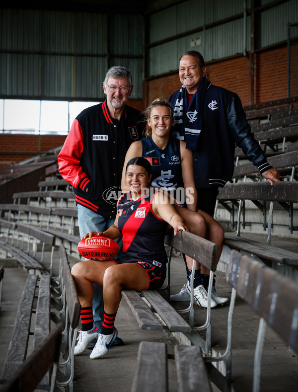 AFLW 2023 Media - Essendon and Carlton Media Opportunity 261023 - A-44411820