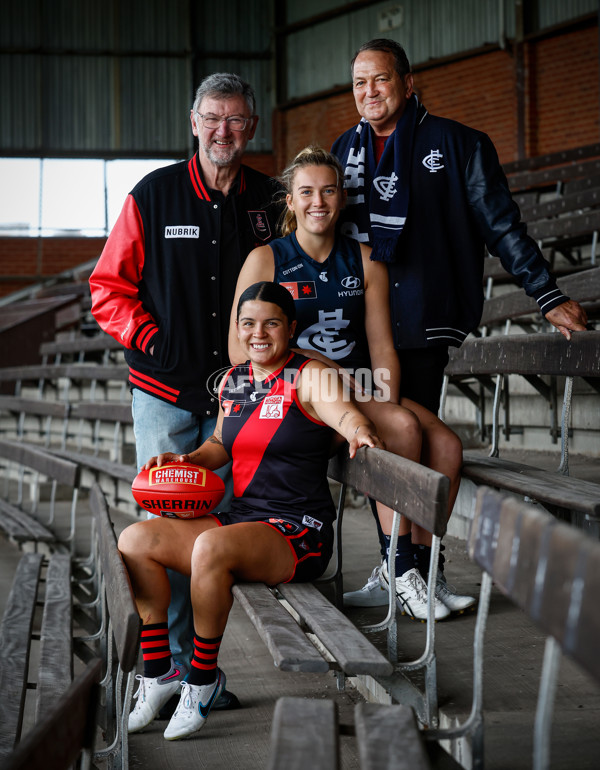 AFLW 2023 Media - Essendon and Carlton Media Opportunity 261023 - A-44485082