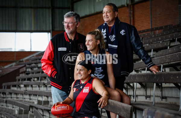 AFLW 2023 Media - Essendon and Carlton Media Opportunity 261023 - A-44485084