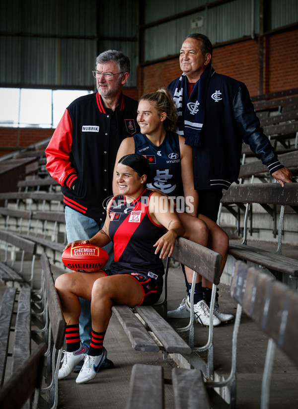 AFLW 2023 Media - Essendon and Carlton Media Opportunity 261023 - A-44485093