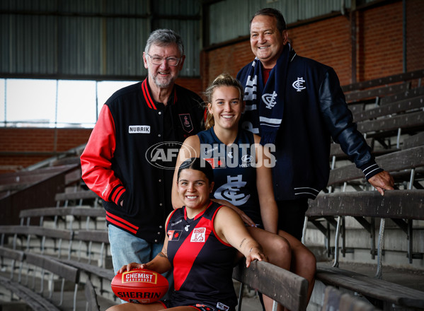 AFLW 2023 Media - Essendon and Carlton Media Opportunity 261023 - A-44761712