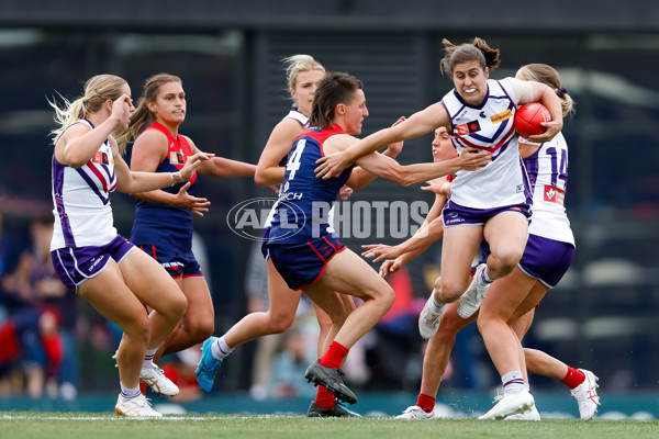 AFLW 2023 Round 09 - Melbourne v Fremantle - A-44919319