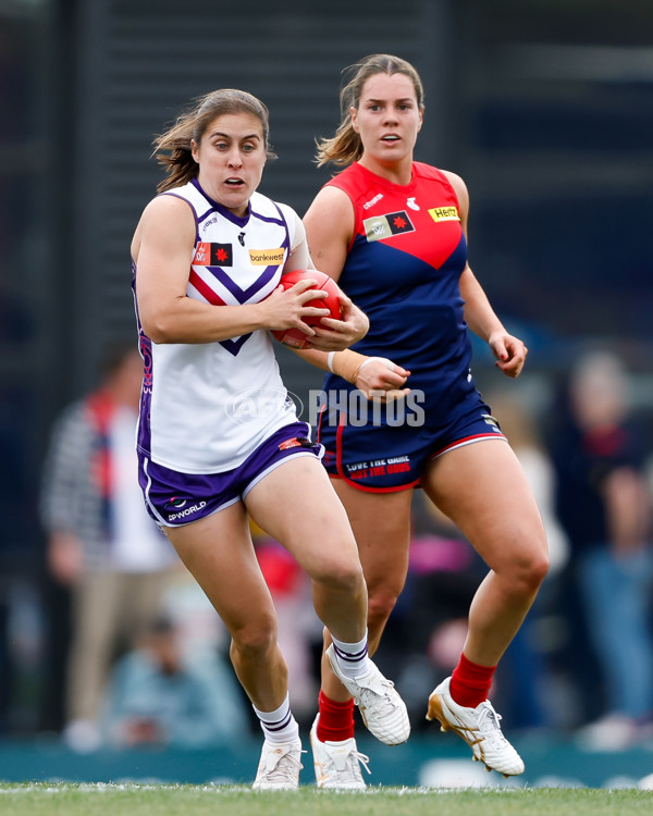 AFLW 2023 Round 09 - Melbourne v Fremantle - A-44919320