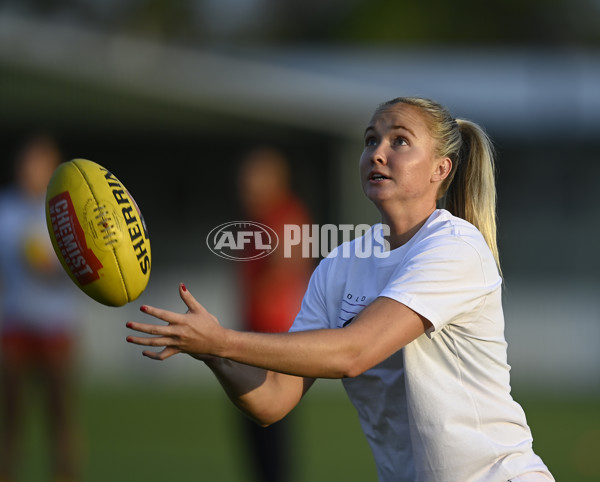 AFLW 2023 Round 10 - Gold Coast v Essendon - A-44966202