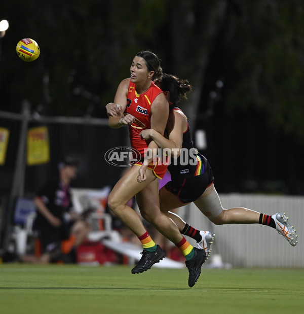 AFLW 2023 Round 10 - Gold Coast v Essendon - A-44976164