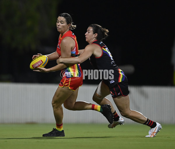 AFLW 2023 Round 10 - Gold Coast v Essendon - A-44979241