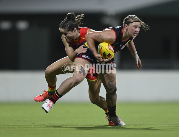 AFLW 2023 Round 10 - Gold Coast v Essendon - A-44980874