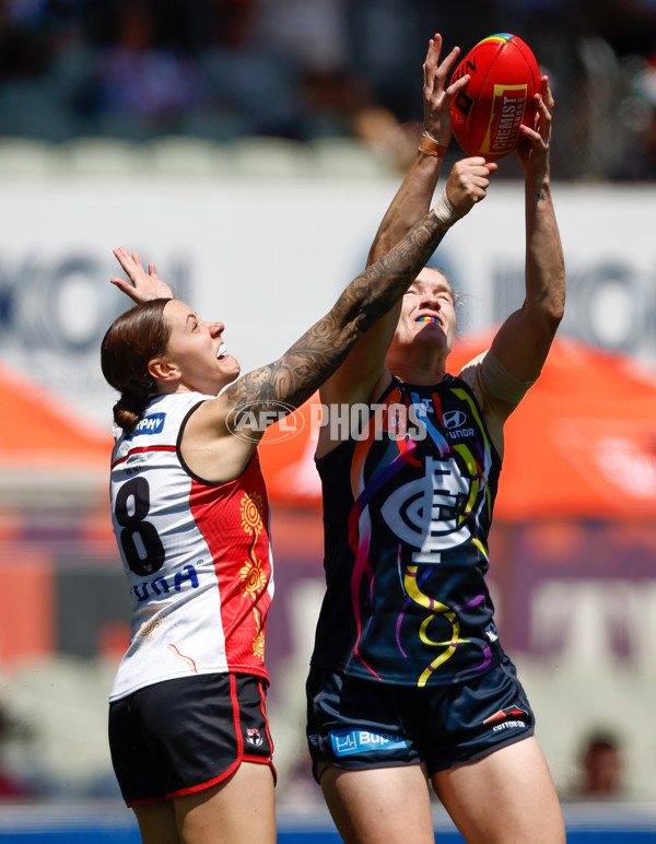 AFLW 2023 Round 10 - Carlton v St Kilda - A-45005830