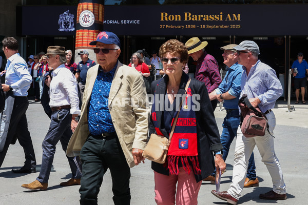 AFL 2023 Media - Ron Barassi State Memorial Service - A-45049125