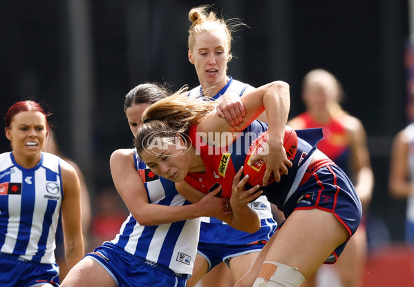 AFLW 2023 Second Qualifying Final - Melbourne v North Melbourne - A-45072451