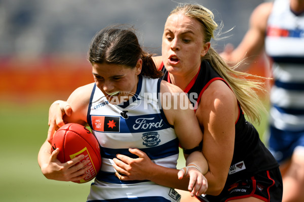 AFLW 2023 Second Elimination Final - Geelong v Essendon - A-45075129