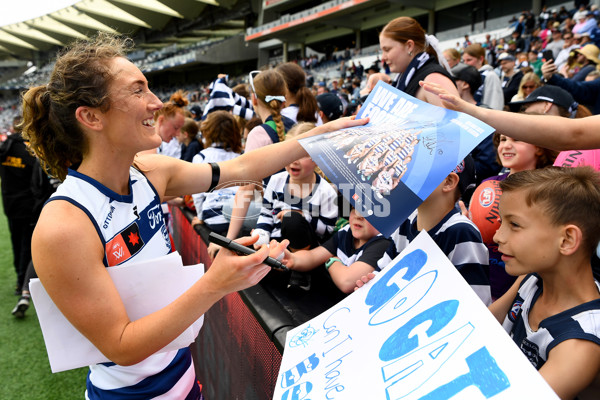 AFLW 2023 Second Elimination Final - Geelong v Essendon - A-45075696