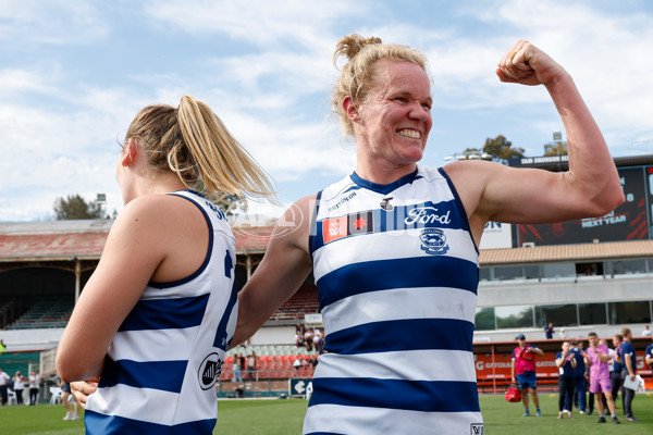 AFLW 2023 Second Semi Final - Melbourne v Geelong - A-45119679