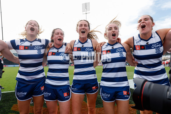 AFLW 2023 Second Semi Final - Melbourne v Geelong - A-45119682