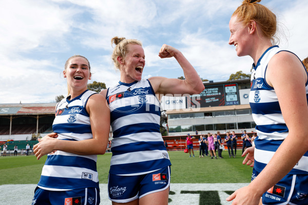 AFLW 2023 Second Semi Final - Melbourne v Geelong - A-45120749