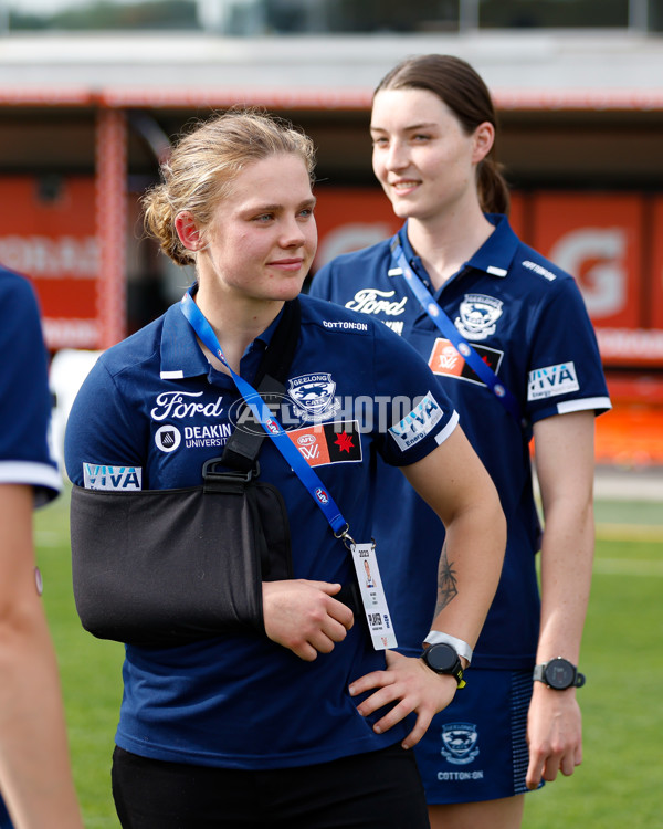 AFLW 2023 Second Semi Final - Melbourne v Geelong - A-45120757