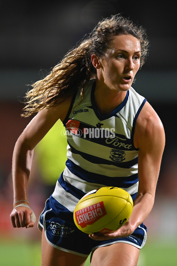 AFLW 2023 First Preliminary Final - Brisbane v Geelong - A-45188459