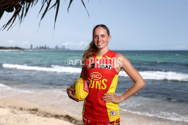 AFLW 2023 Media - Gold Coast Draftees Media Opportunity - A-45893356