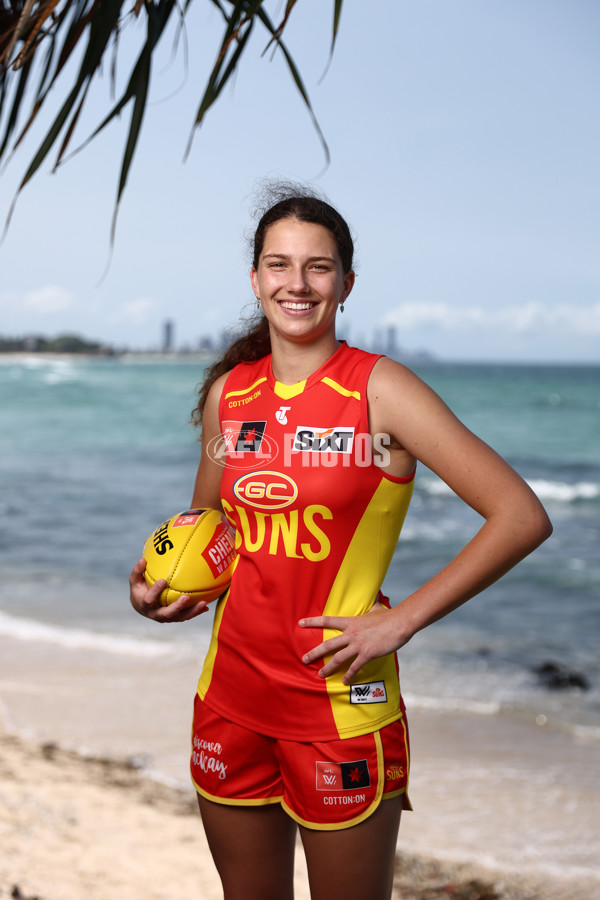 AFLW 2023 Media - Gold Coast Draftees Media Opportunity - A-45893358