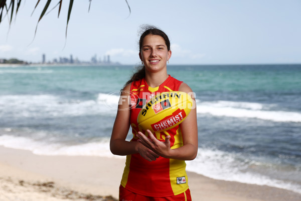 AFLW 2023 Media - Gold Coast Draftees Media Opportunity - A-45893360