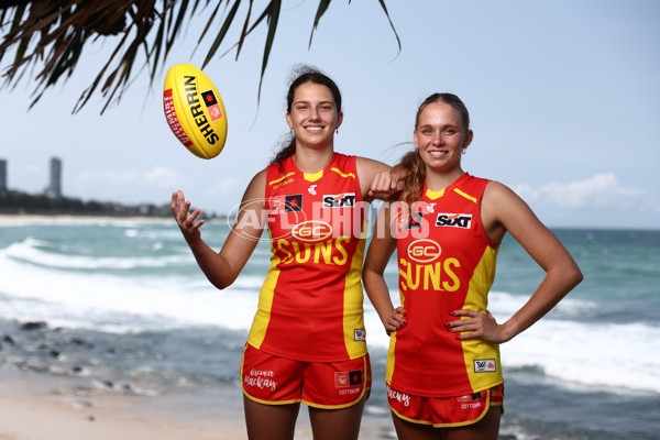 AFLW 2023 Media - Gold Coast Draftees Media Opportunity - A-45894718