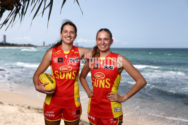 AFLW 2023 Media - Gold Coast Draftees Media Opportunity - A-45894719