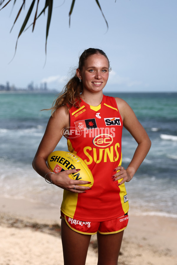 AFLW 2023 Media - Gold Coast Draftees Media Opportunity - A-45894720