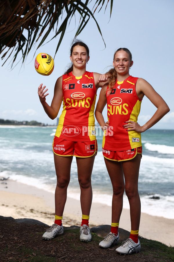 AFLW 2023 Media - Gold Coast Draftees Media Opportunity - A-45894723