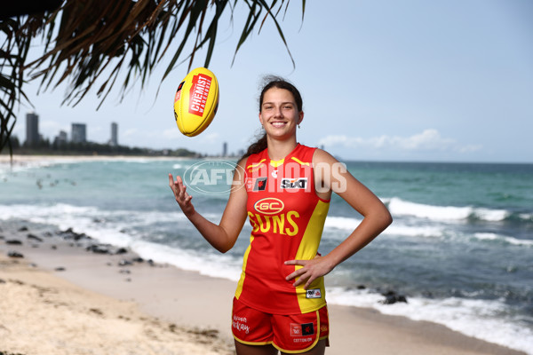 AFLW 2023 Media - Gold Coast Draftees Media Opportunity - A-45894727