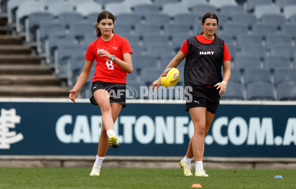 AFLW 2024 Training - AFL National Academy Girls 190124 - A-45911074