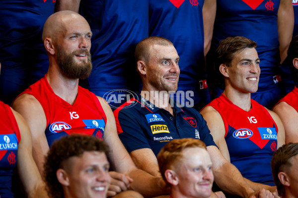 AFL 2024 Media - Melbourne Team Photo Day - A-45933249