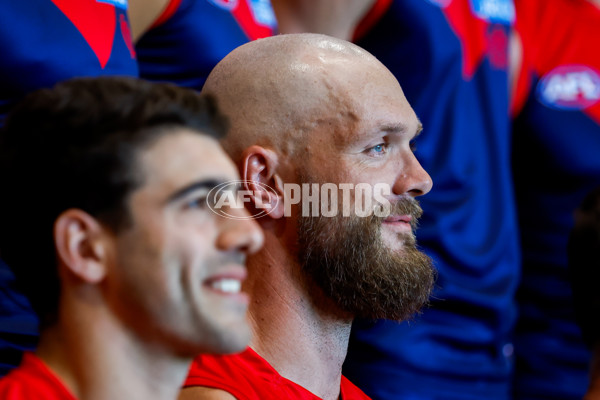 AFL 2024 Media - Melbourne Team Photo Day - A-45933259