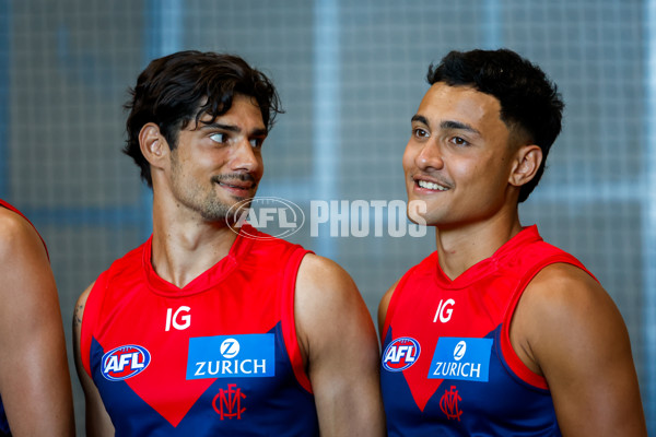 AFL 2024 Media - Melbourne Team Photo Day - A-45933273