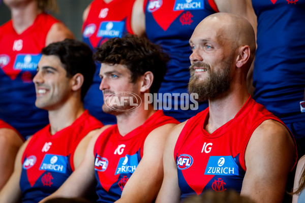 AFL 2024 Media - Melbourne Team Photo Day - A-45933276