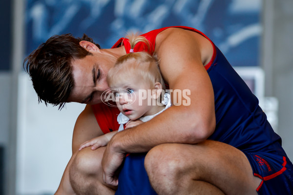 AFL 2024 Media - Melbourne Team Photo Day - A-45933912