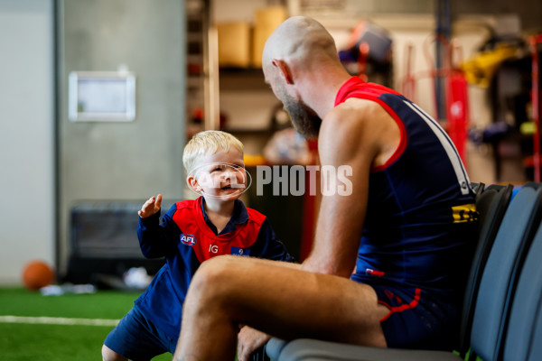 AFL 2024 Media - Melbourne Team Photo Day - A-45933970