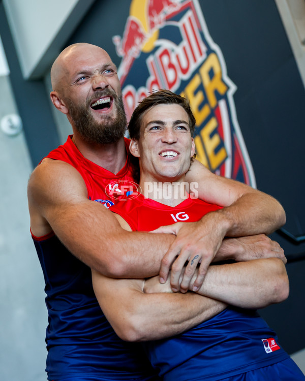 AFL 2024 Media - Melbourne Team Photo Day - A-45933980