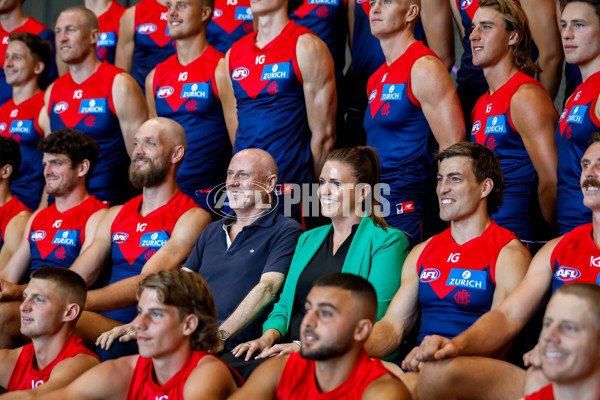 AFL 2024 Media - Melbourne Team Photo Day - A-45935709