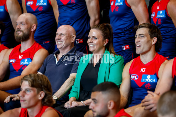 AFL 2024 Media - Melbourne Team Photo Day - A-45935710